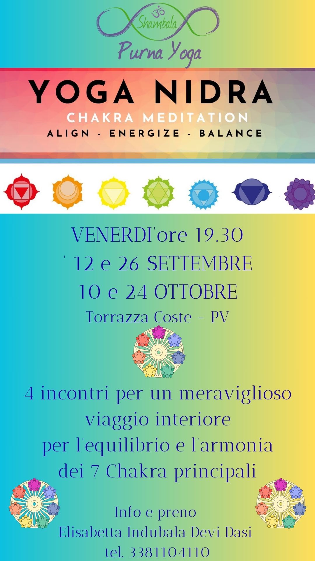 Yoga Nidra e Chakra