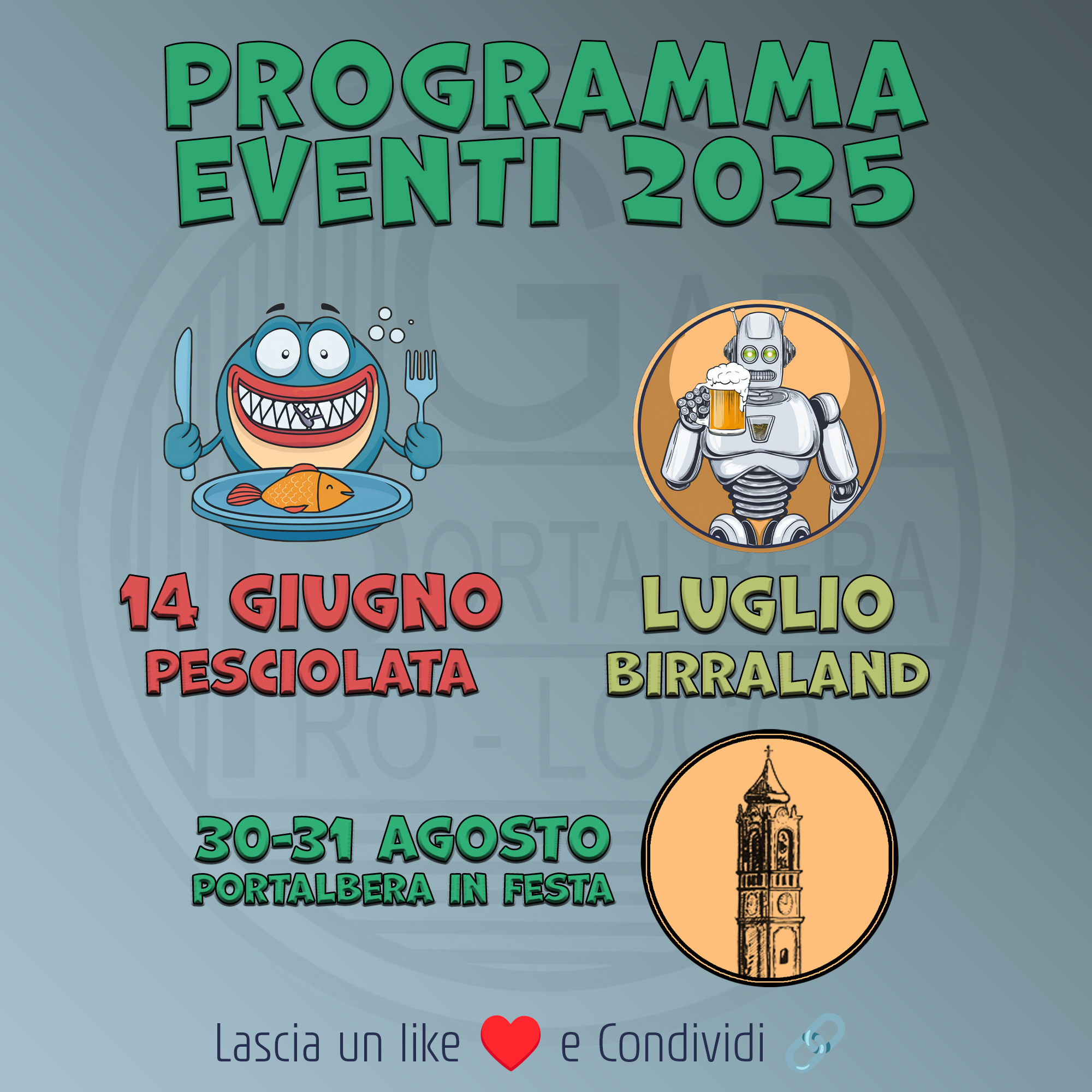 Eventi 2025 - Gap ProLoco Portalbera