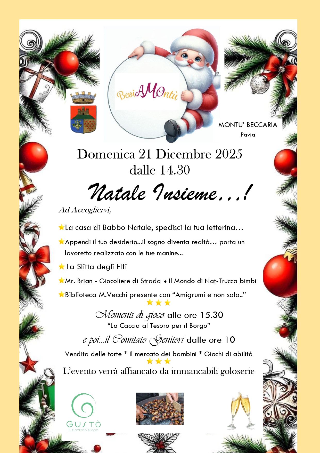 BeviAMOntù - Natale insieme...!