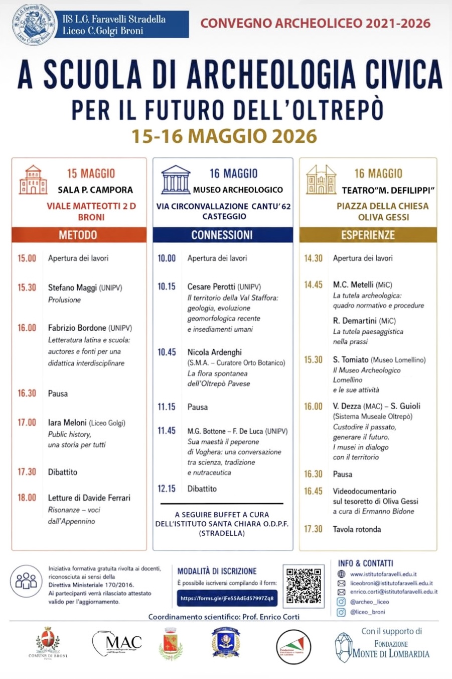 CONVEGNO ARCHEOLICEO 15-16 MAGGIO