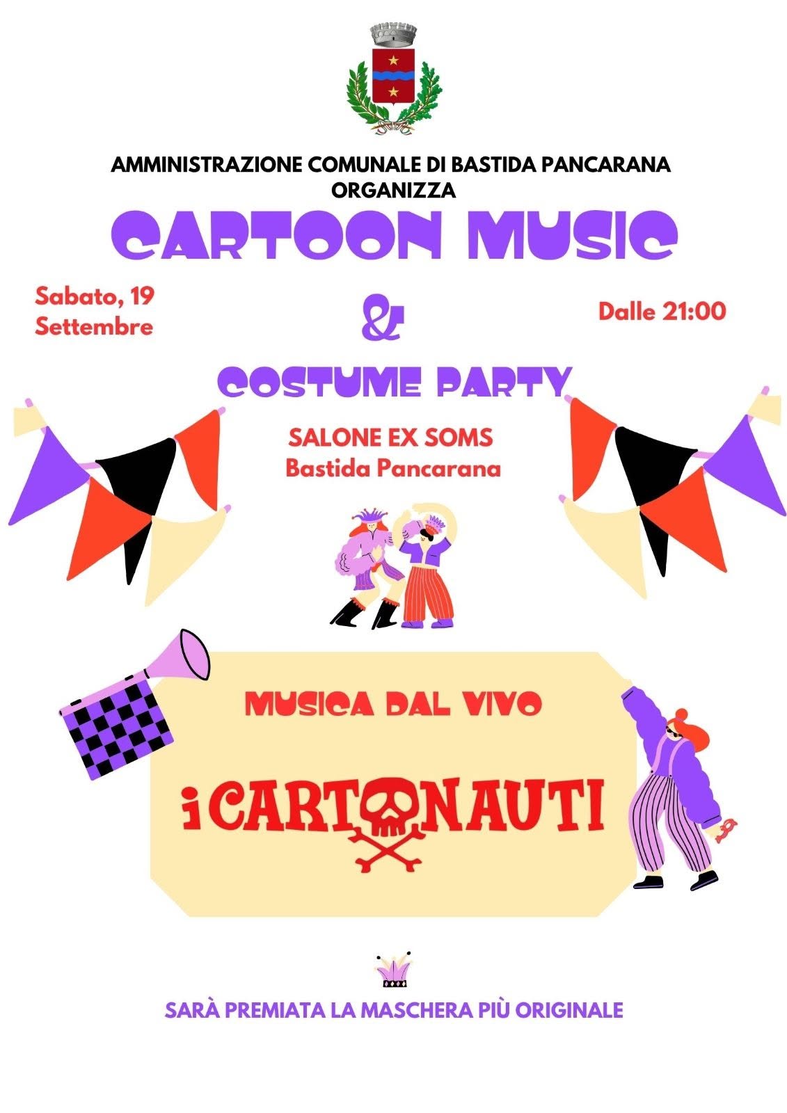 Cartoon musica & Costume party