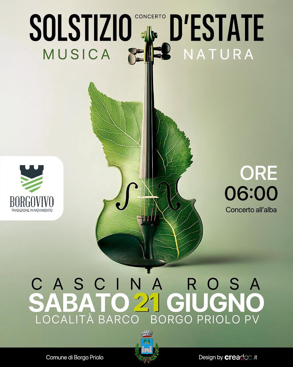 SOLSTIZIO D’ESTATE – MUSICA E NATURA 🎶
