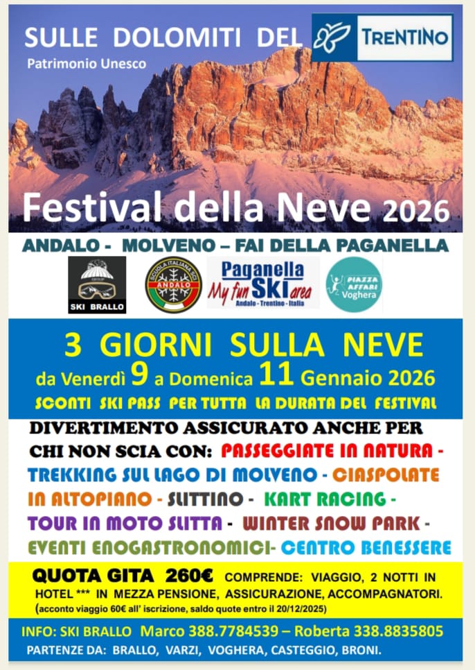 Festival della Neve sulle Dolomiti