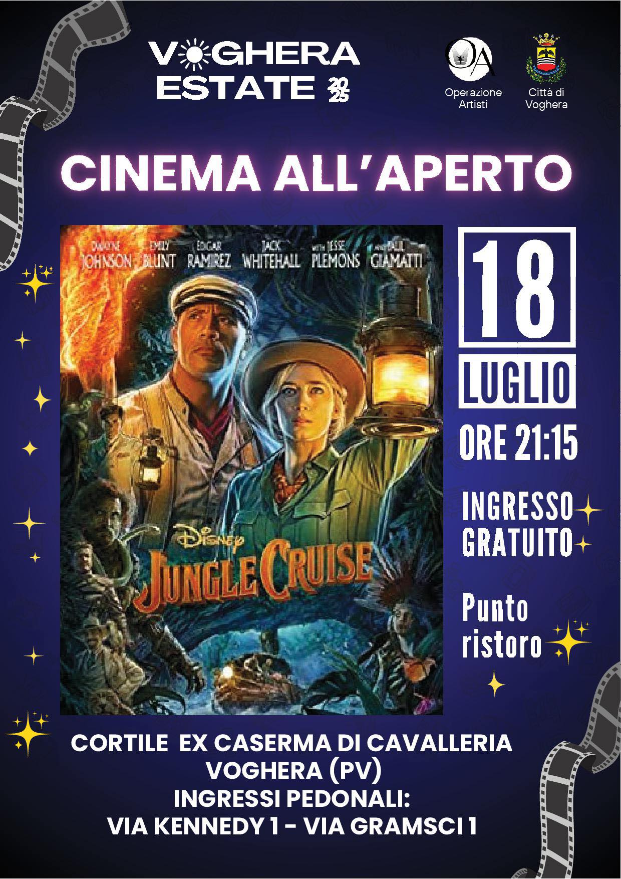 Cinema allaperto - Voghera Estate 2025 | Voghera | ViviOltrepò