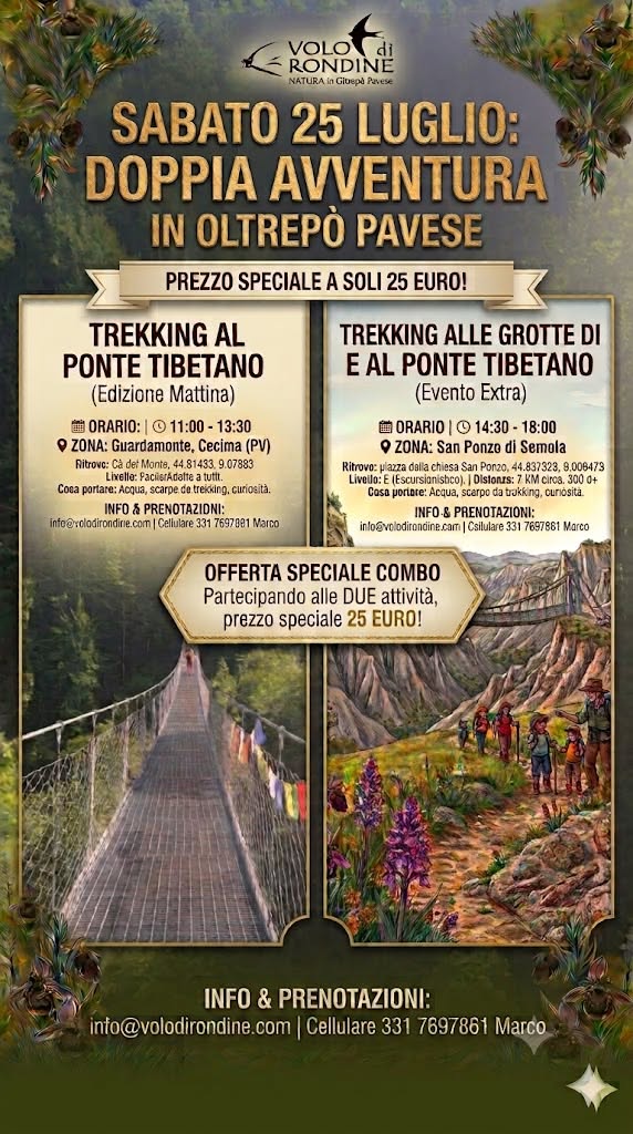 Doppia avventura in Oltrepò Pavese