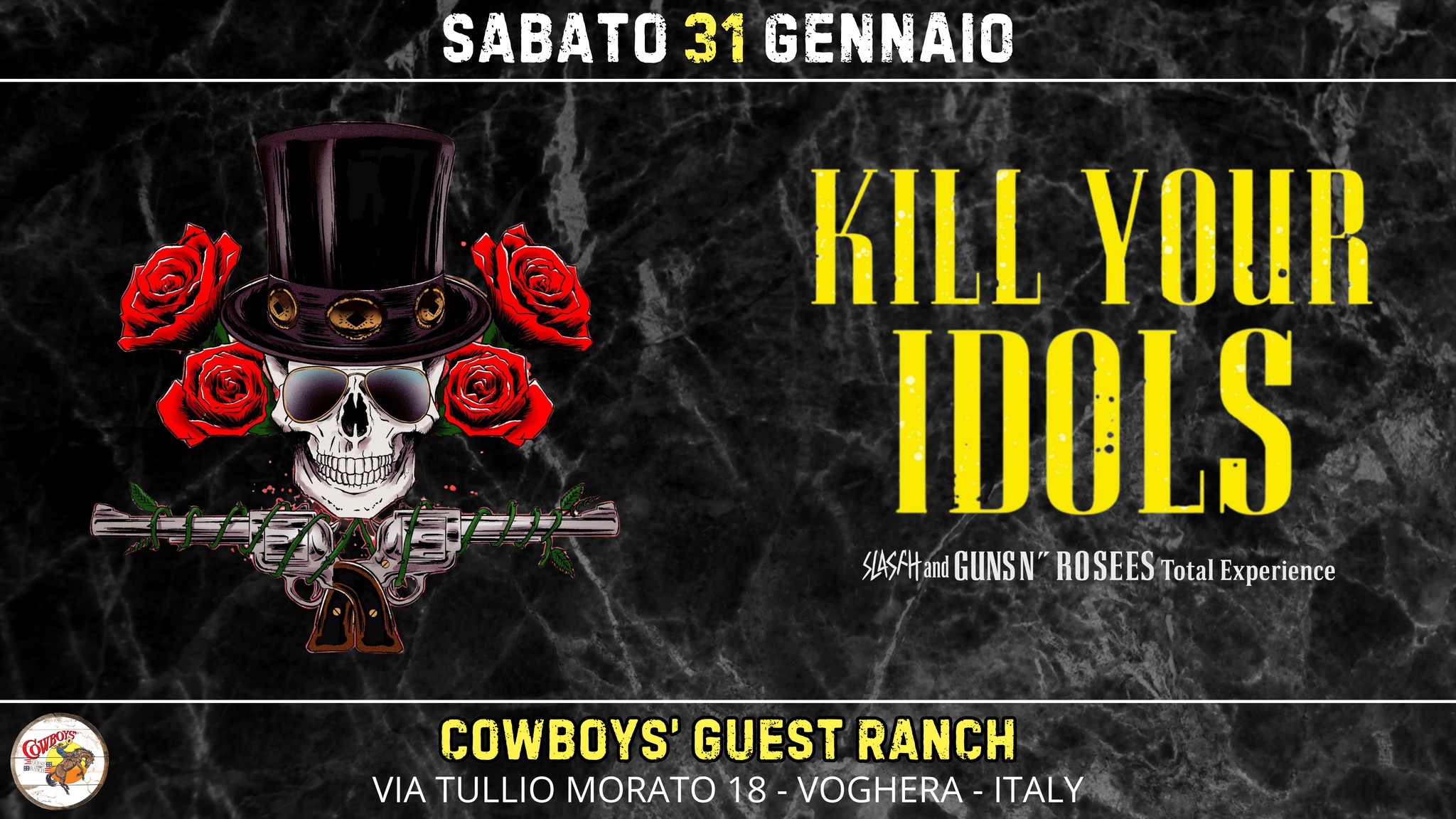 Killyouridols-European Guns N'Roses Tribute Band At Cowboys' Guest Ranch