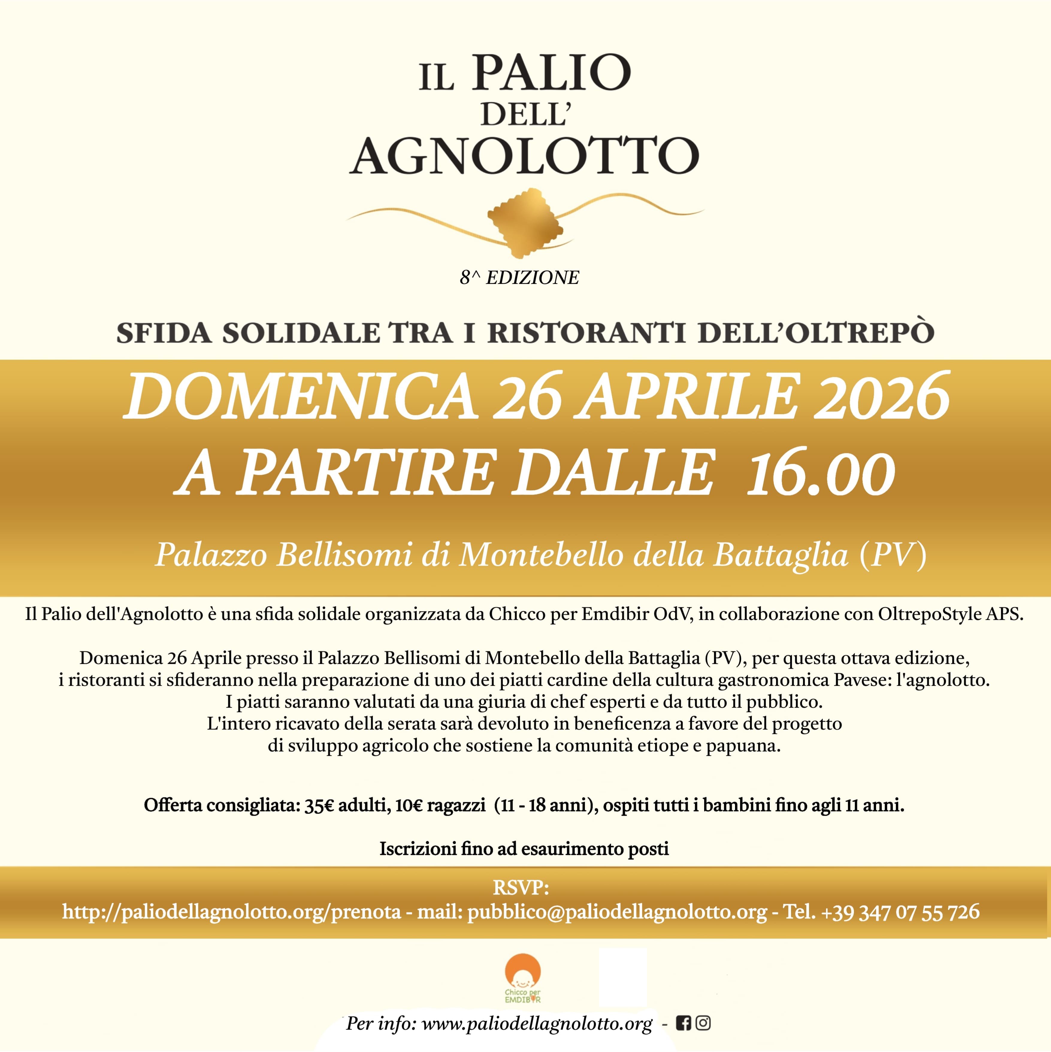 Il Palio dell’Agnolotto 2026
