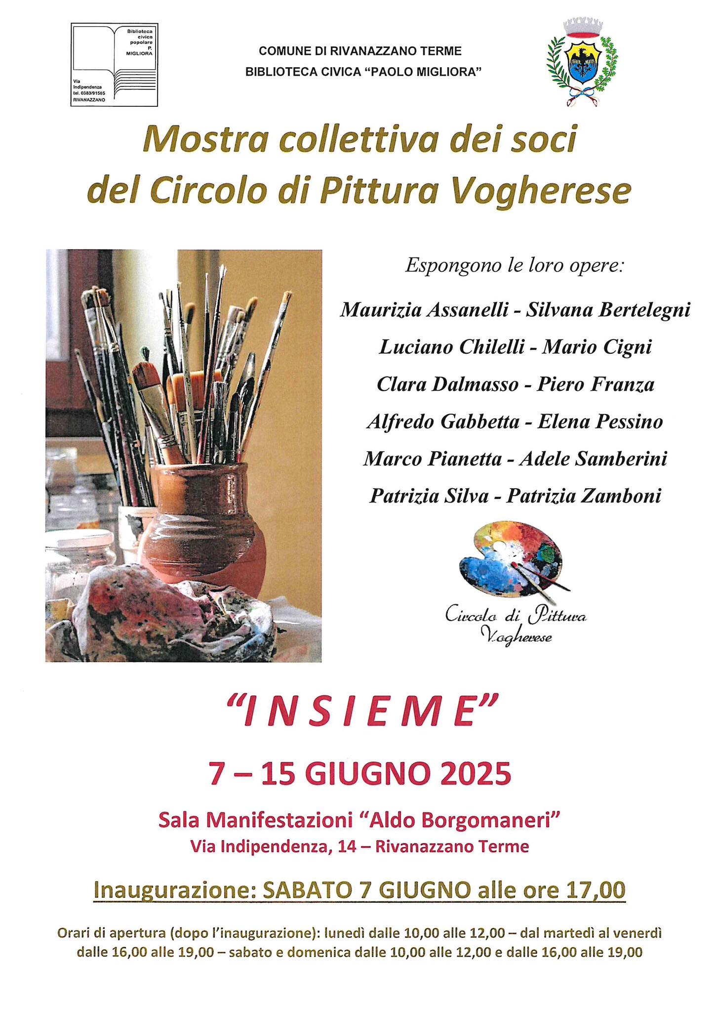 Mostra collettiva dei soci del Circolo di Pittura Voghererese