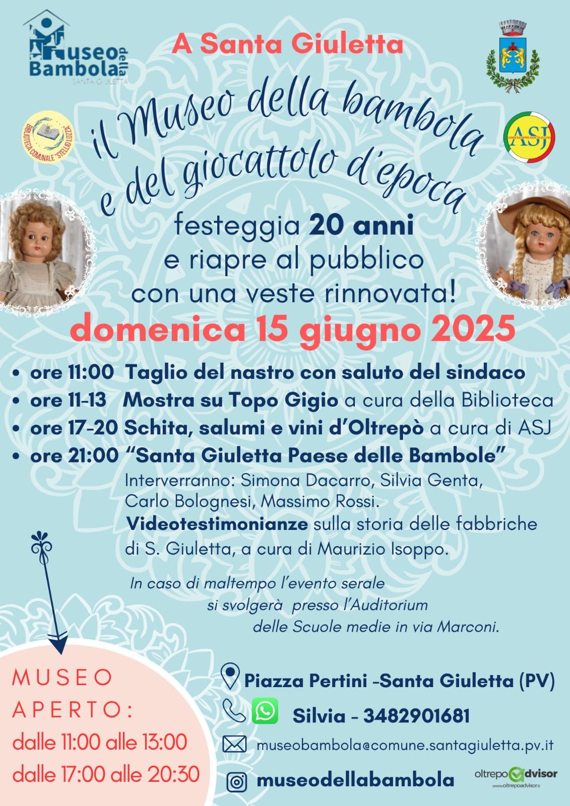 20° anniversario del museo della bambola di Santa Giuletta