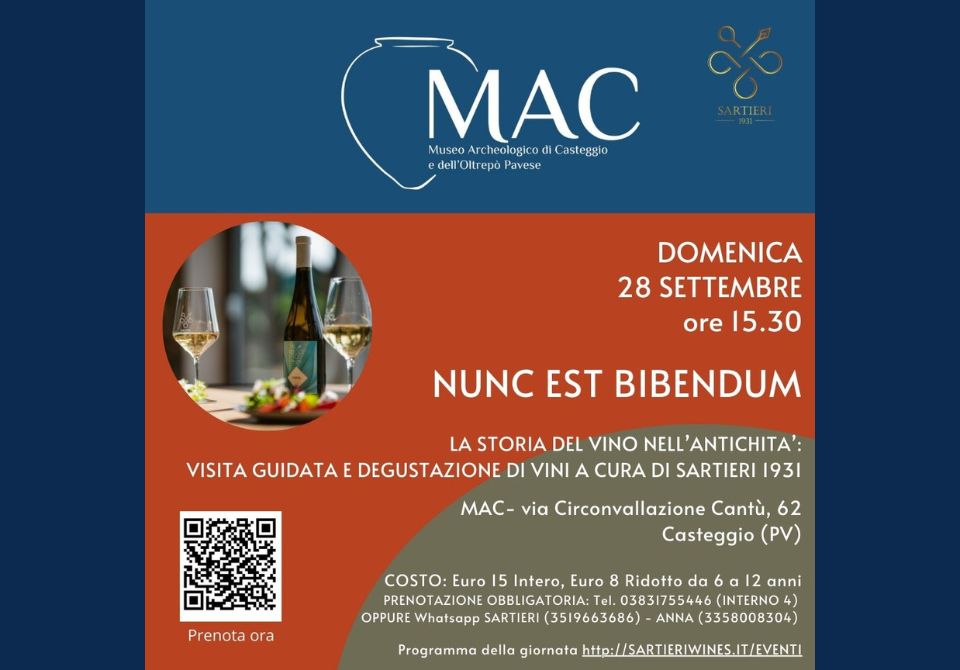 NUNC EST BIBENDUM visita guidata con degustazione di vini